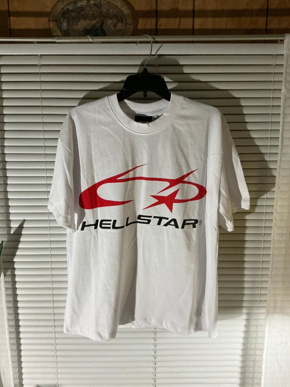 White Hellstar tee " Star Swoosh"